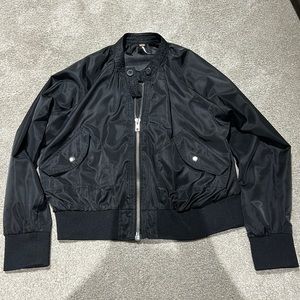 Black Free People bomber jacket